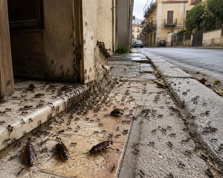 Città invasa da formiche e blatte: “Urge intervento”