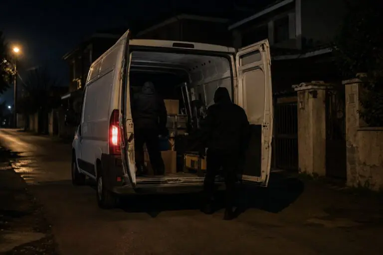 Furgone sospetto in giro per la città, è allarme