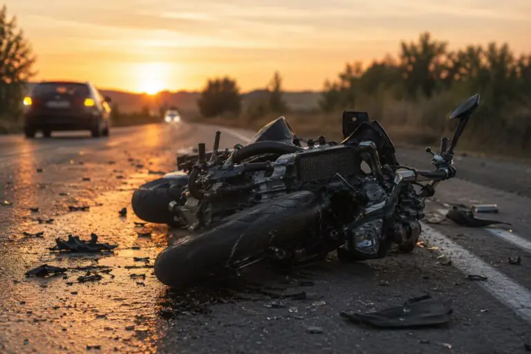 Impatto choc con la moto, centauro ferito