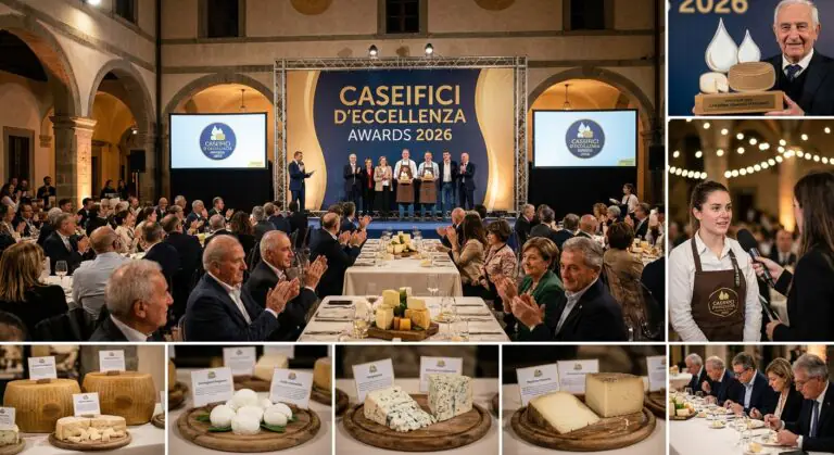Casearia Awards 2026, trionfano 9 caseifici: anche la Campania sul podio