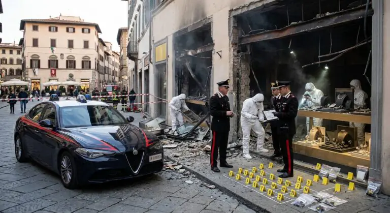 Gricignano, assalto alla gioielleria: caccia alla banda dopo l’esplosione