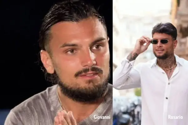 Caserta, Giovannino e Rosario di Temptation Island tra pizza, musica e spettacolo