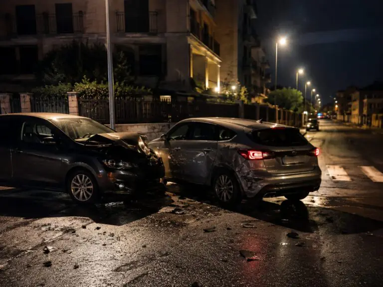 Auto gira su sé stessa dopo violento impatto, c’è un ferito