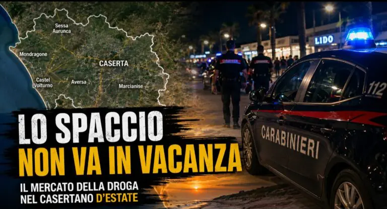 Lo spaccio non va in vacanza: ecco dove i casertani comprano le dosi e quanto le pagano