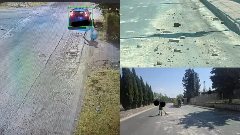 Abbandono illecito di rifiuti e trasporto di calcinacci in modo pericoloso, videocamere incastrano incivili