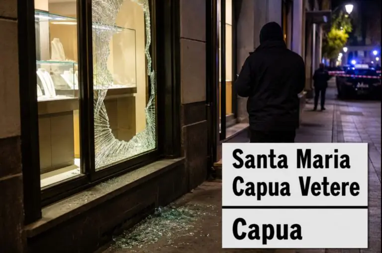 Raid in centro, banda assalta gioielleria