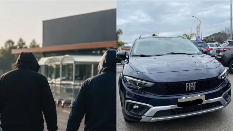 Ladri d’auto in azione nel parcheggio del supermercato
