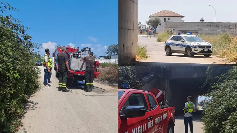 Rogo in strada, nube di fumo invade l’Asse Mediano