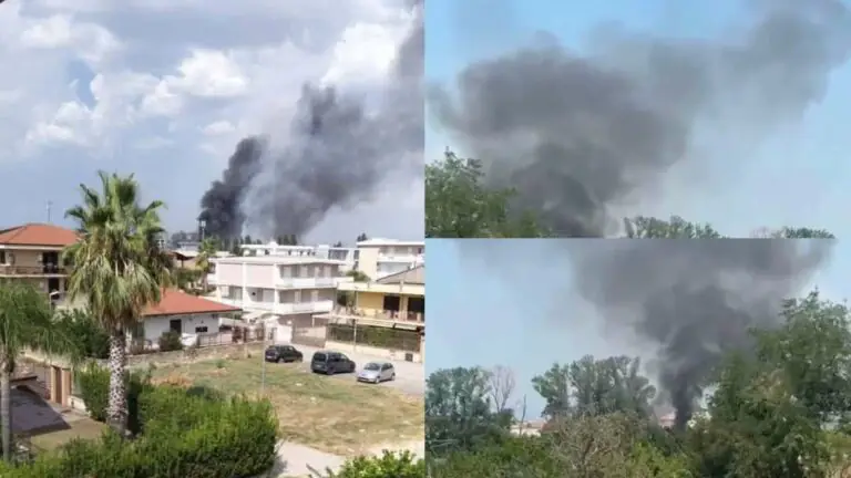 Vasto rogo nei pressi del centro sportivo al confine tra 2 comuni