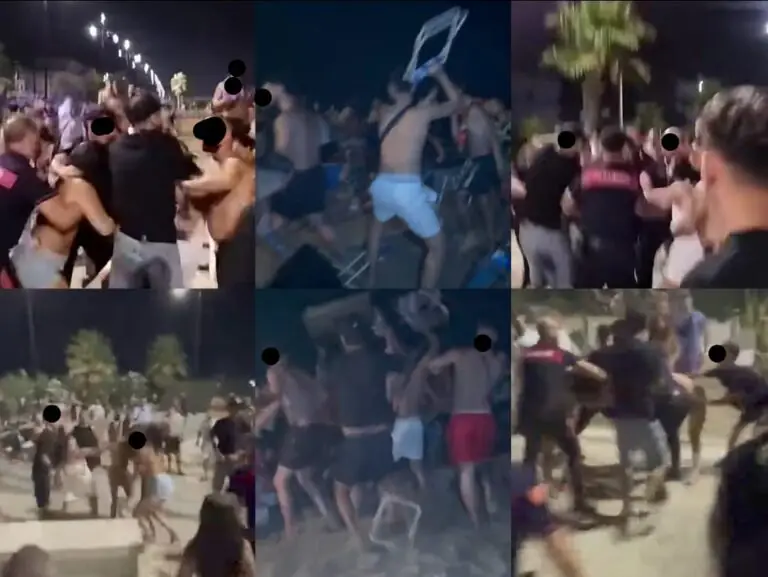 Maxi rissa nella notte di Ferragosto tra coltelli e sedie che “volano”, piombano i carabinieri