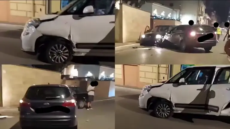 Violento scontro tra 3 auto, paura per i coinvolti