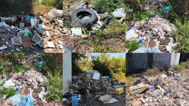 Discarica nei pressi della Provinciale: spuntano anche gomme e frigoriferi