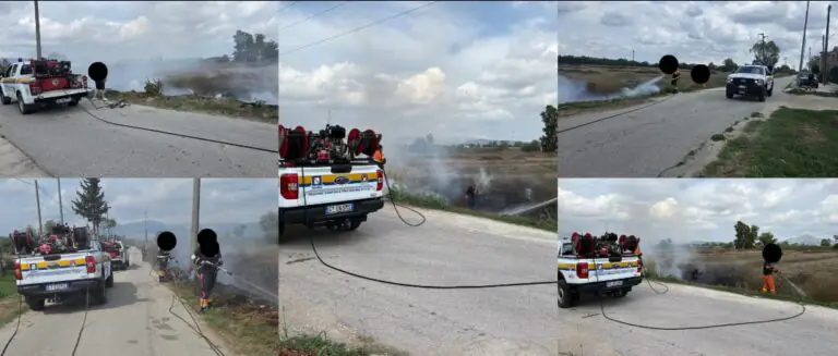 Rogo nei pressi della strada, interviene la Protezione Civile