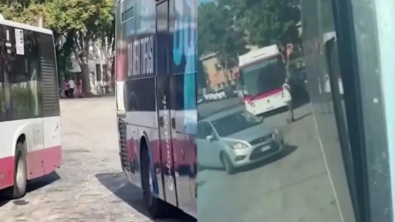 Autisti dei bus ostaggio dei parcheggiatori abusivi alla Reggia: “Subito controlli delle forze dell’ordine”