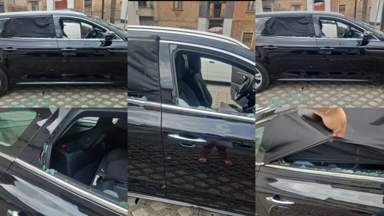 Raid nei pressi della banca, assaltano auto in pieno giorno