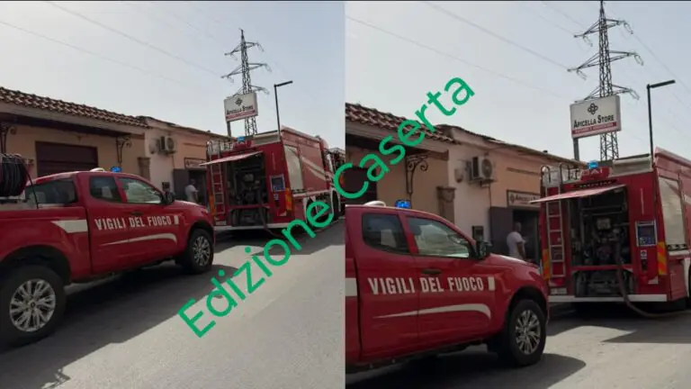 Negozio va a fuoco, persona resta intossicata