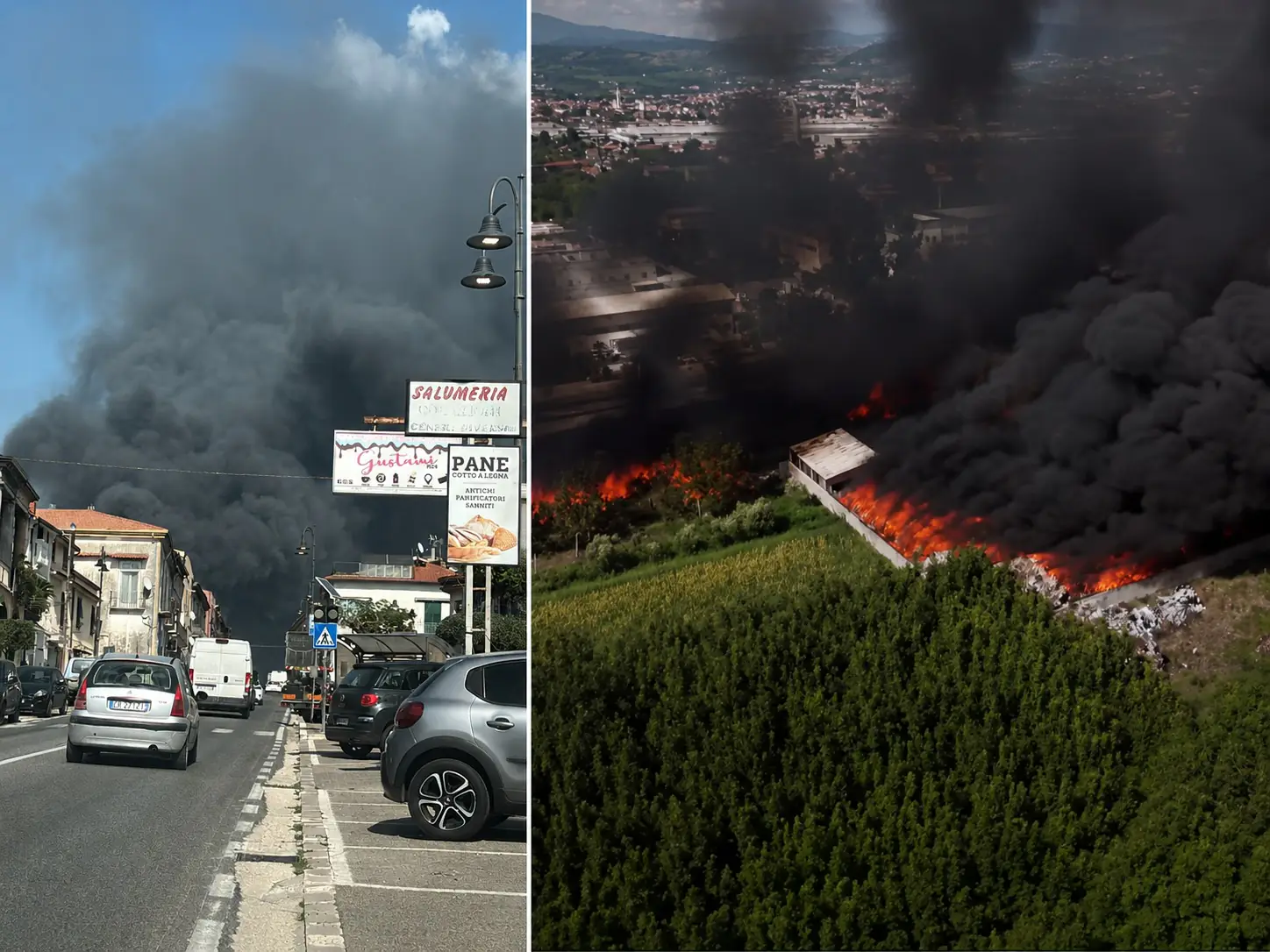 incendio airola