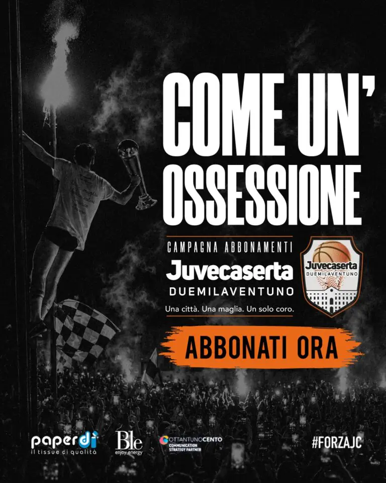 Juvecaserta, parte la corsa all’abbonamento: tutti i prezzi