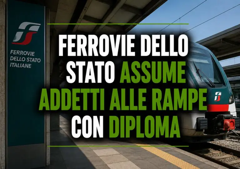 Ferrovie dello Stato assume addetti alle rampe con diplima