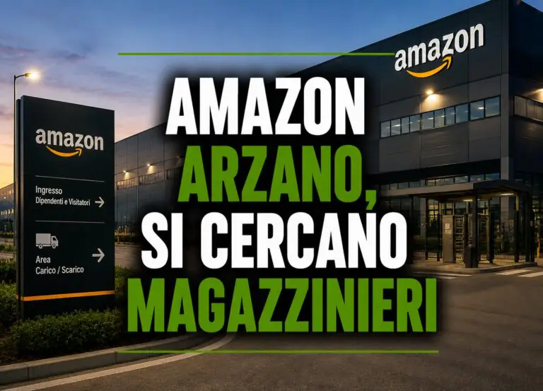Amazon Arzano, si cercano magazzinieri: basta licenza media