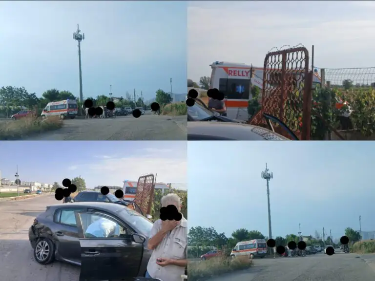 Ennesimo incidente all’incrocio killer, arriva ambulanza
