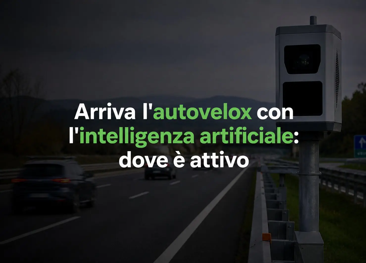 autovelox con intelligenza artificiale