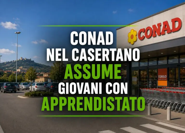 Conad nel casertano assume giovani con apprendistato