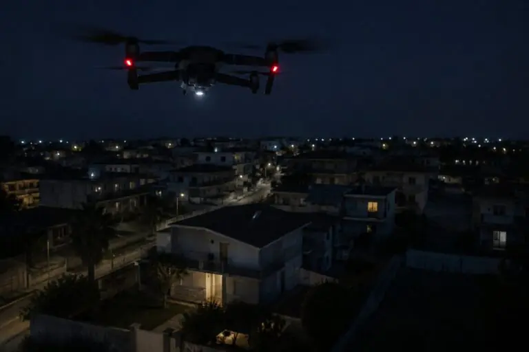 Drone sospetto sorvola le abitazioni, allarme tra i residenti