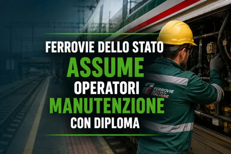 Ferrovie dello Stato assume operatori manutenzione con diploma