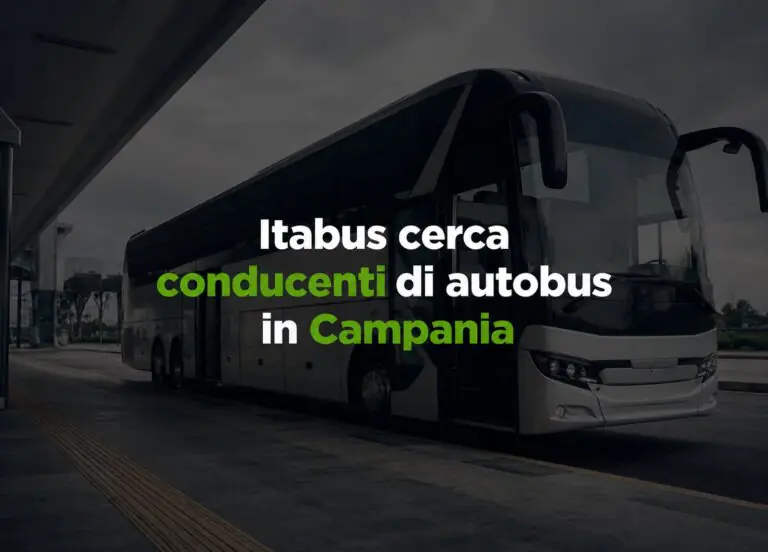 Itabus cerca conducenti di autobus in Campania: contratto a tempo indeterminato