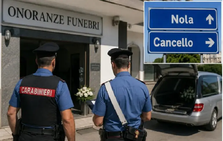 Blitz nelle agenzie funebri, 2 attività chiuse e 3 imprenditori nei guai. Salme nell’autorimessa