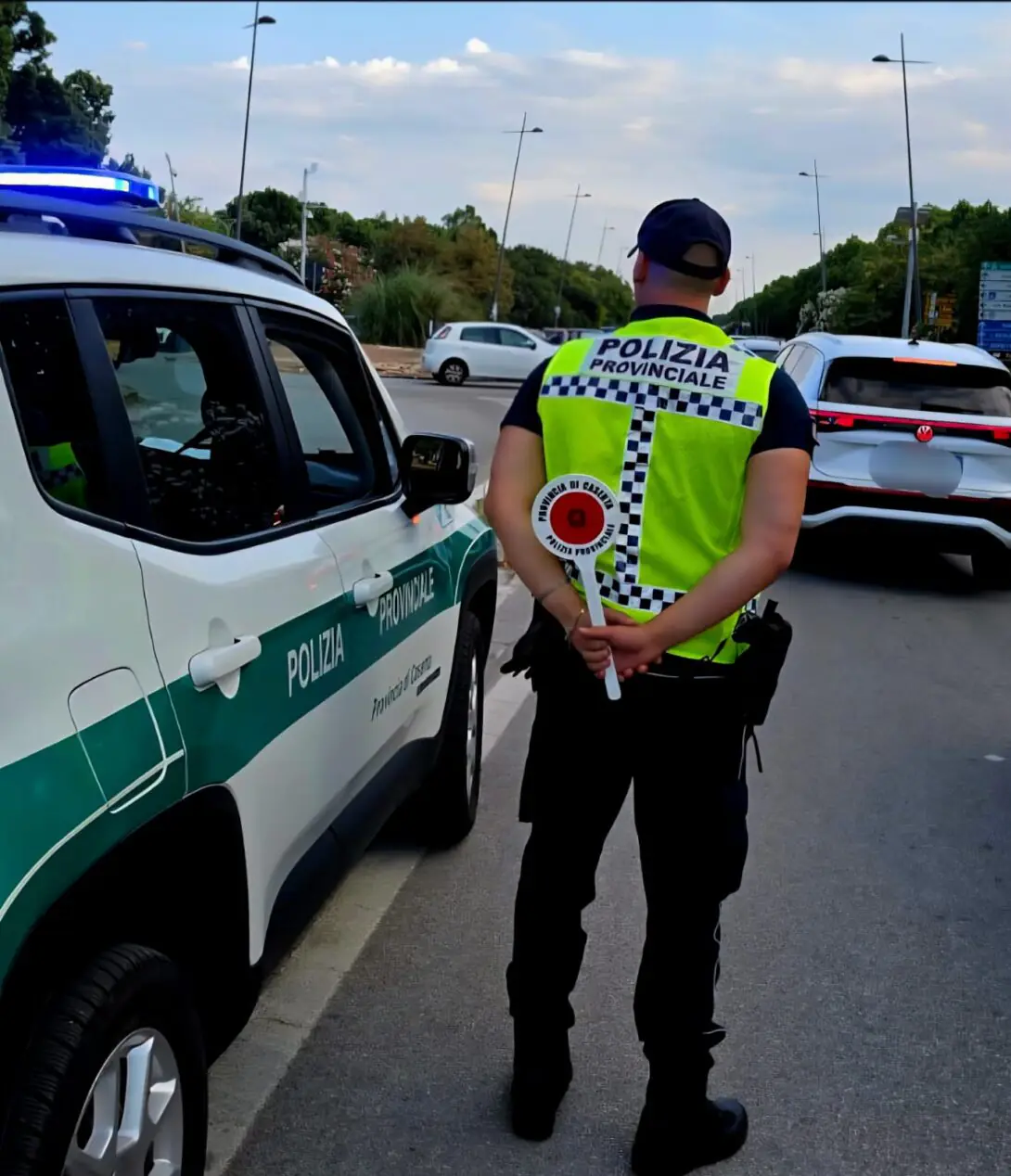 polizia provinciale controlli furto di energia elettrica ad aversa