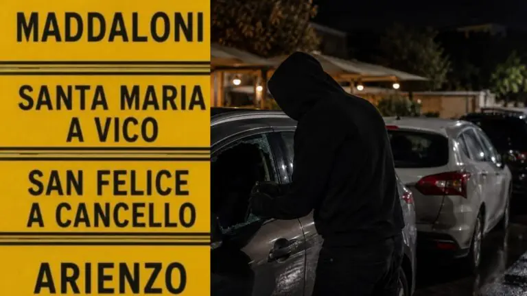 Ladri scatenati: assaltate auto in sosta nei pressi dei locali
