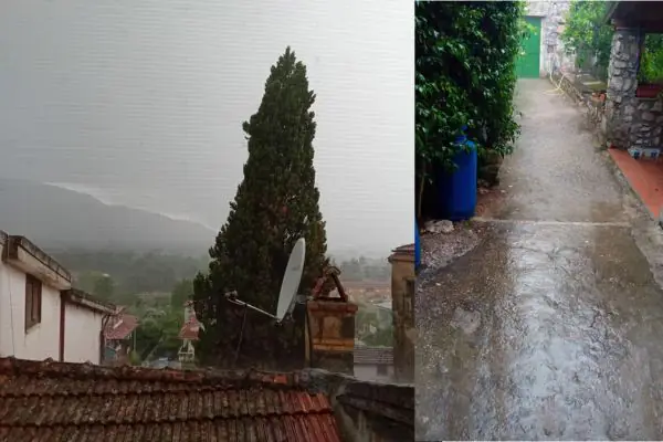 Forte temporale nell’Alto Casertano: pioggia intensa a Vairano Patenora, Roccaromana e Pietramelara