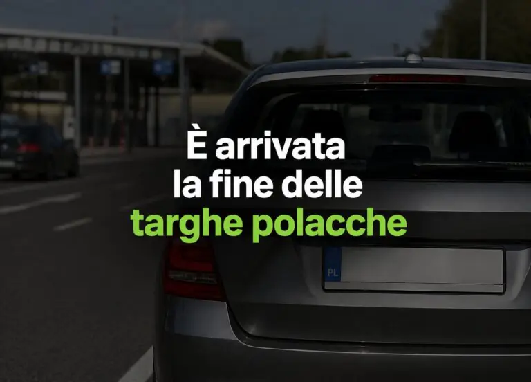 È arrivata la fine delle targhe polacche: ora l’Rc auto italiana sarà obbligatoria anche per le auto straniere