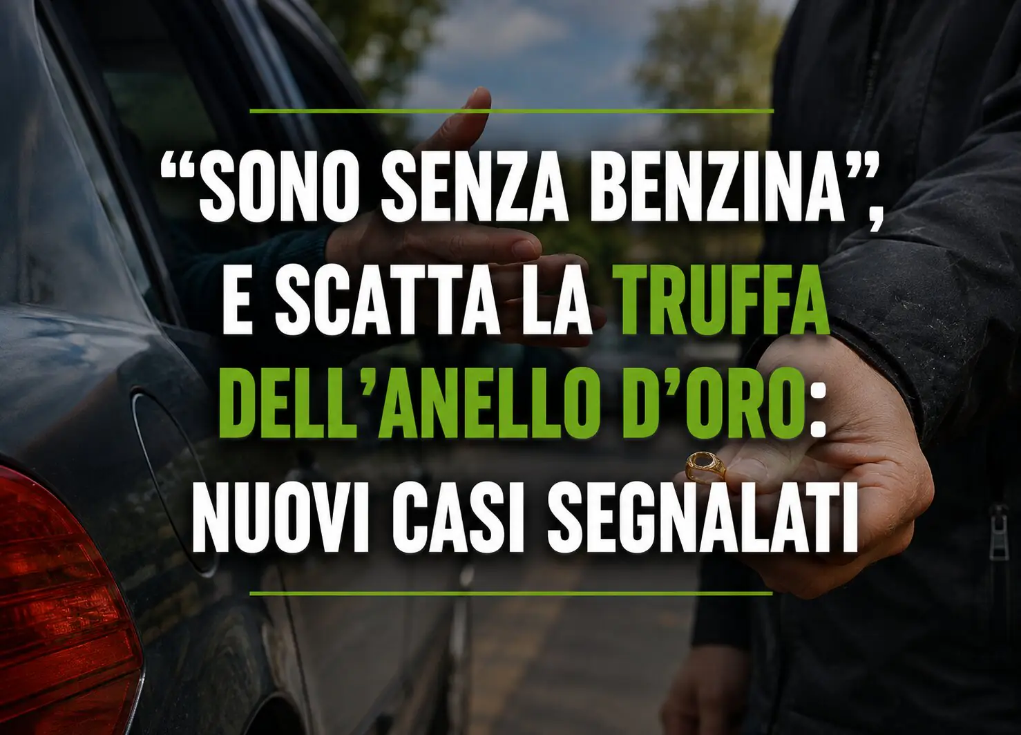 truffa anello oro