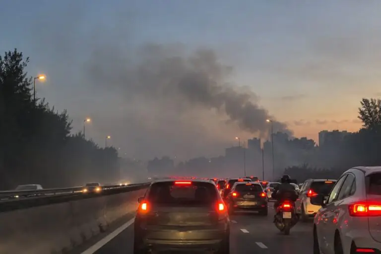 Incendio nei pressi dell’Asse Mediano, fumo invade la carreggiata. Disagi per i viaggiatori