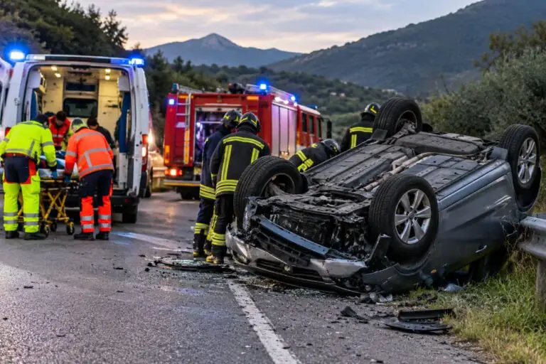 Auto si ribalta sulla Statale, donna trasportata d’urgenza