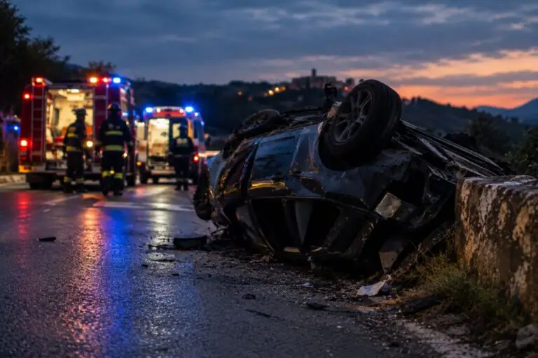 Tragedia stradale: sbanda e si schianta contro muretto, muore 45enne