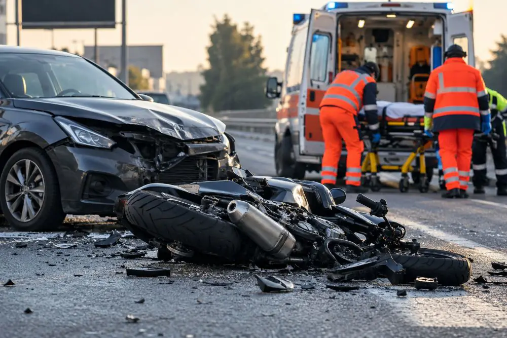 Incidente tra auto e moto sulla Statale 7 nel territorio di Teverola
