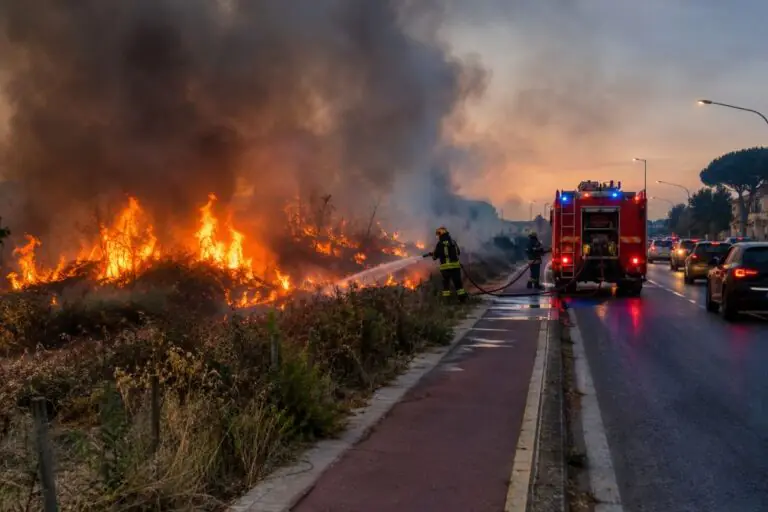 Rogo e fumo nei pressi delle abitazioni, disagi per residenti e viaggiatori