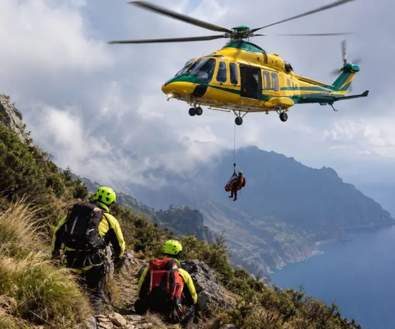 Turista cade durante escursione, interviene elicottero