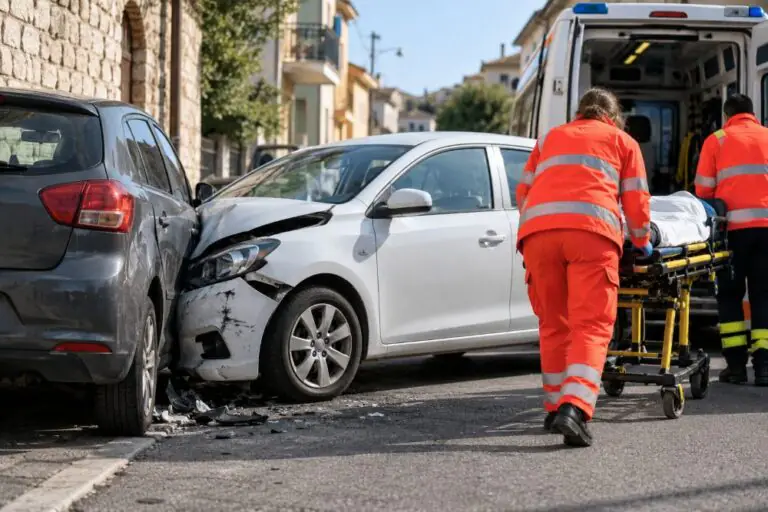 Sbanda e si schianta contro auto in sosta, donna in ospedale