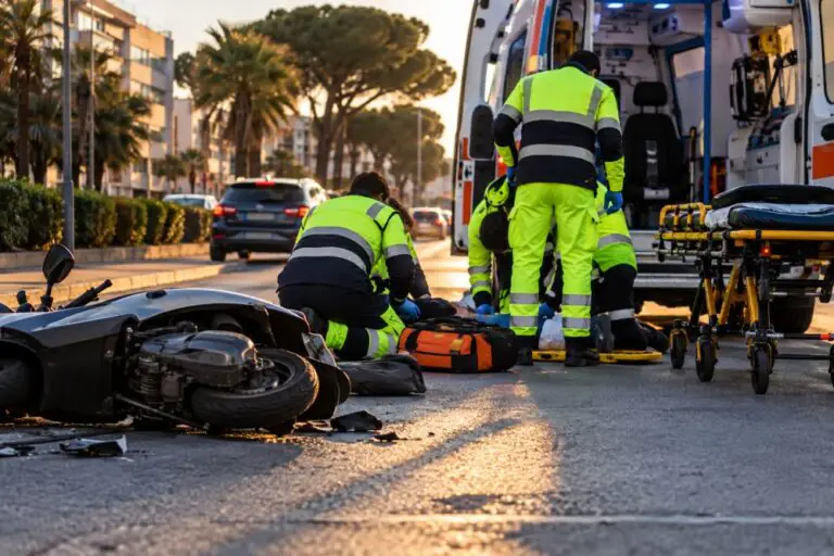 Impatto choc sul vialone, centauro 16enne sbalzato sull’asfalto