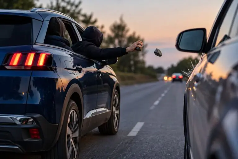 Lanciano pietra per truffare automobilista, allarme sulla Statale
