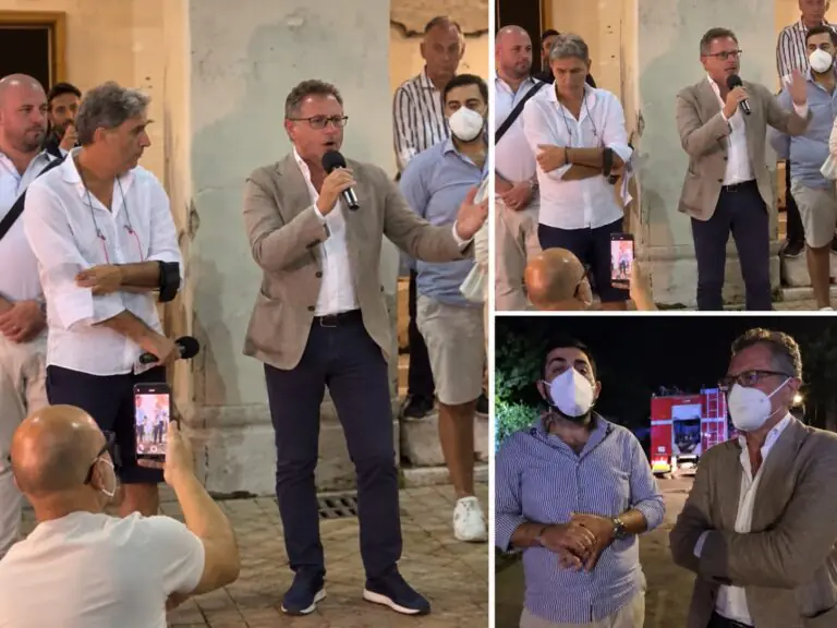 Borrelli visita Airola e poi arringa piazza: Terroristi ambientali, sequestrare i beni. Stoccate anche al Governo