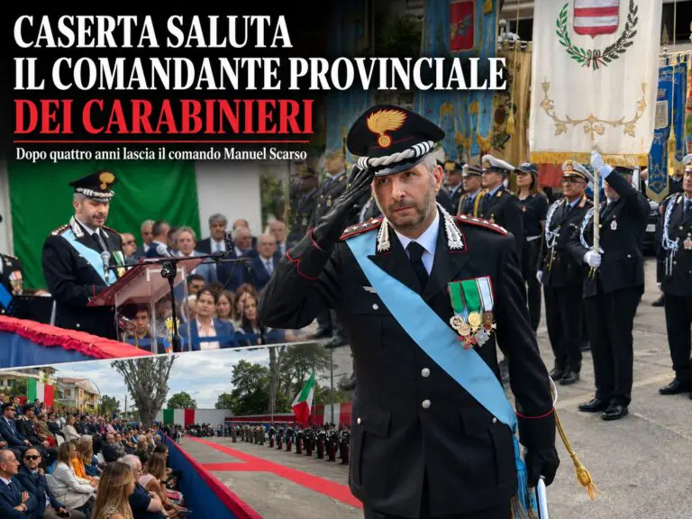 Quattro anni al comando dei Carabinieri di Caserta: 5mila arresti, 22mila denunce e 324 misure su indagini Dda
