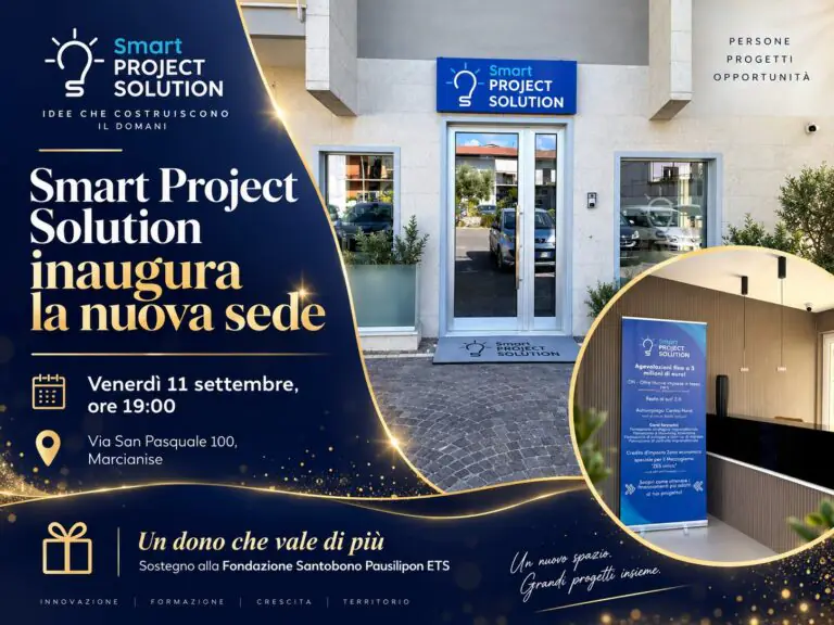 ‘Smart Project Solution’ inaugura la nuova sede: imprese, formazione e solidarietà