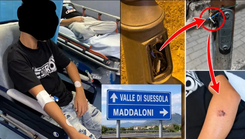 Quattordicenne prende una scossa da palo dell’illuminazione: ustionato e ricoverato, chiusa villa comunale