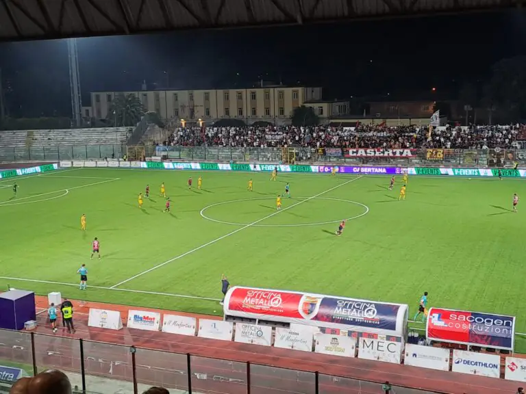 La Casertana si fa acciuffare ancora nel recupero